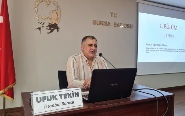Dilekçe Yazma Teknikleri konulu konferans gerçekleştirildi.